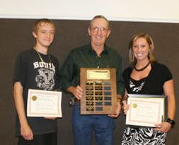 Jack Harr & Kassi Lucky receives scholarship