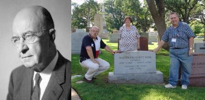 Walter Prescott Webb & his grave in Austin
