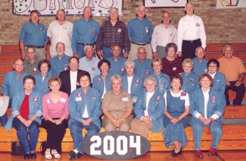 RHS Class of 1954-Class Reunion in 2004