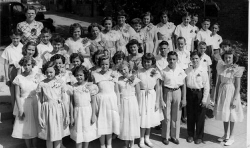 Graduating Class at Hodges (Class of 1958)