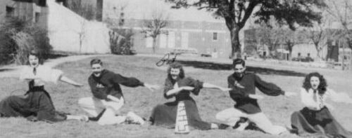 1947/48 RHS Cheerleaders