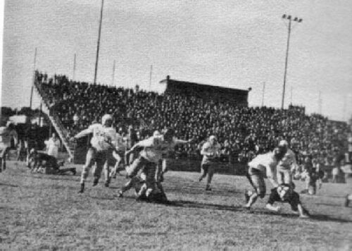 Bulldog Stadium in 1947