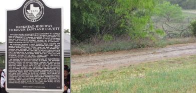Historical marker & old Bankhead Hwy