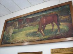 Mural in Post Office at LaGrance