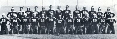 1941 Bulldog Football Squad